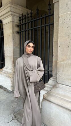 ABAYA TAUPE