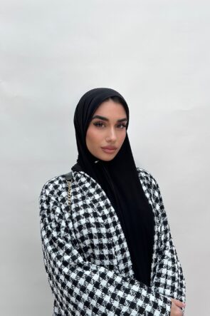 HIJAB JERSEY BLACK – Image 2